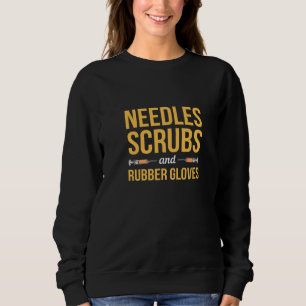 Sweatshirt Phlebotomiste Trousse Phlebotomique Aiguilles Et R