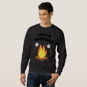 Sweatshirt Phobia I Hate Bonfires Camping Smores Marshmal (Devant entier)