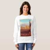 Sweatshirt Phoenix, Arizona (Devant entier)