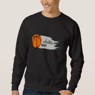 Sweatshirt Phoenix Basketball B-Ball City Arizona Skyline Ret