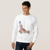 Sweatshirt Phoque avec poisson (2).PNG (Devant entier)