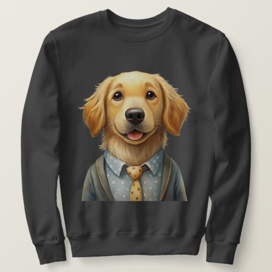 Sweatshirt photo de chien personnalisé - Conçu pou (Design devant)