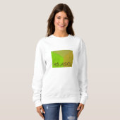 Sweatshirt Photo géométrique moderne de Configurative avec (Devant entier)