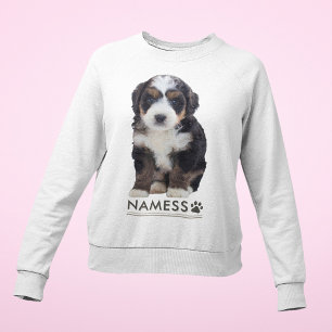 Sweatshirt Photo personnalisée avec le nom de votre chien