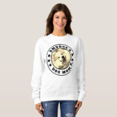 Sweatshirt Photo personnalisée de maman de chien et nom (Devant entier)