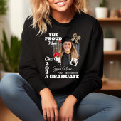 Sweatshirt Photo personnalisée, Fière maman d'un diplômé de 2