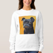 Sweatshirt Photo sur mesure Modern Maman's Day Cadeau (Devant)