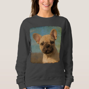 Sweatshirt Photo vintage de chiot mignon de bouledogue