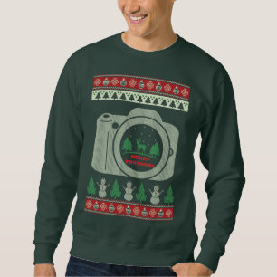 Sweatshirt Photographe Noël laid