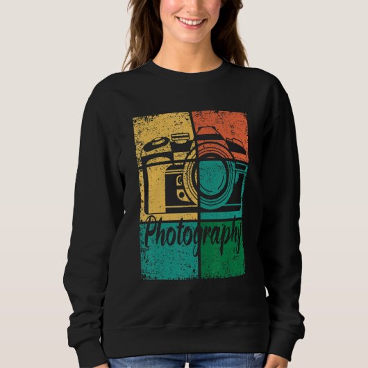Sweatshirt Photographer Photography SLR Camera (Devant)