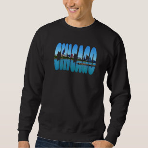 Sweatshirt Photographie du ciel de Chicago Illinois États-Uni