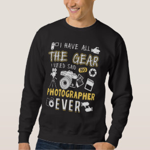 Sweatshirt Photographie Tee Funny Camera Photographe