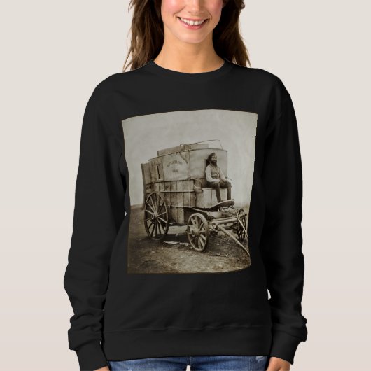 Sweatshirt Photographie Wagon de Roger Fenton Photo Réalisme (Devant)