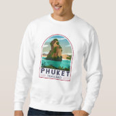 Sweatshirt Phuket Thailand Retro (Devant)