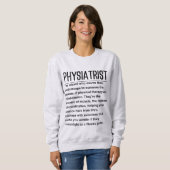 Sweatshirt Physiatre (Devant entier)