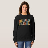Sweatshirt Physical Therapy Physical Therapist pt month Groov (Devant entier)