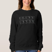 Sweatshirt Physics Is Fun Periodic Table of Elements Physicis (Devant)