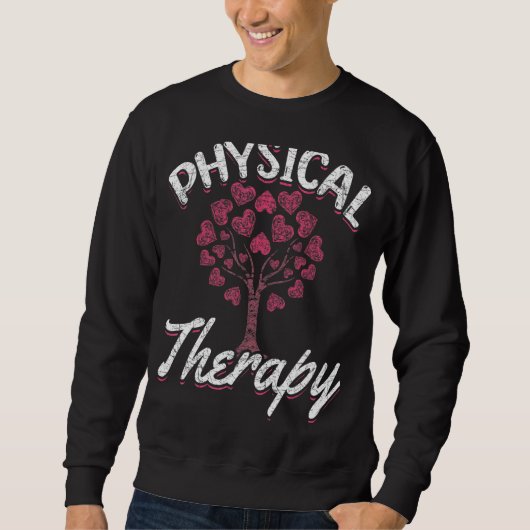 Sweatshirt Physiothérapie Pt Exercice Heart Tree Physique (Devant)