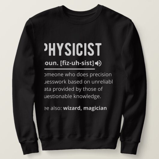 Sweatshirt physique (Design devant)