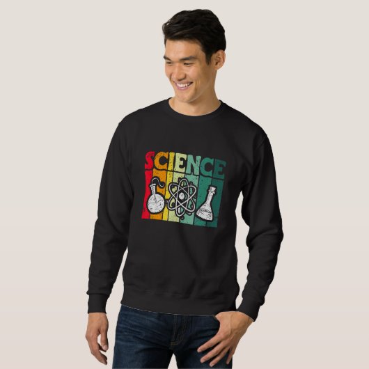 Sweatshirt Physique Enseignant Chimie Espace Physique Science (Devant entier)