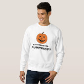Sweatshirt pi citrouille Funny (Devant entier)