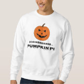 Sweatshirt pi citrouille Funny (Devant)
