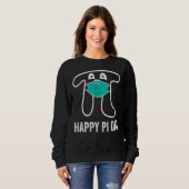 Sweatshirt Pi Day 2022 Pi Math Tee Visage Masque Drôle (Devant entier)
