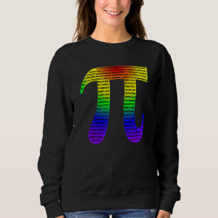 Sweatshirt Pi Day 3 14 Lgbt Gay Lesbian Rainbow Loves