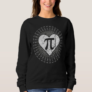 Sweatshirt Pi Day Heart 3 14 mars 14 mars Enseignant en mathé