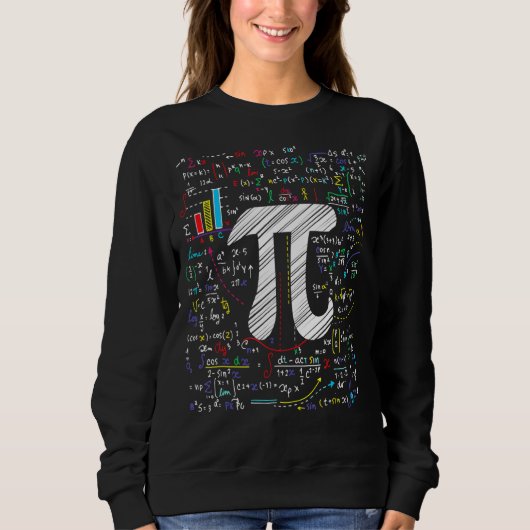 Sweatshirt Pi Day Math Equation Math Enseignant Geek étudiant (Devant)