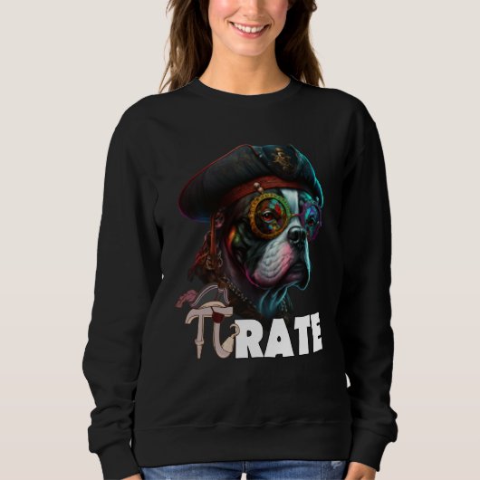 Sweatshirt Pi Day Pirate Dog 3 14 Math Science Teacher Dog Pi (Devant)