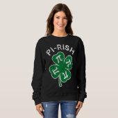 Sweatshirt Pi rish Lucky C St Patrick's Day Distress (Devant entier)