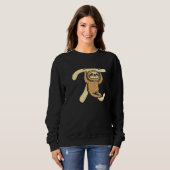 Sweatshirt Pi Sloth Symbol Pi Day (Devant entier)