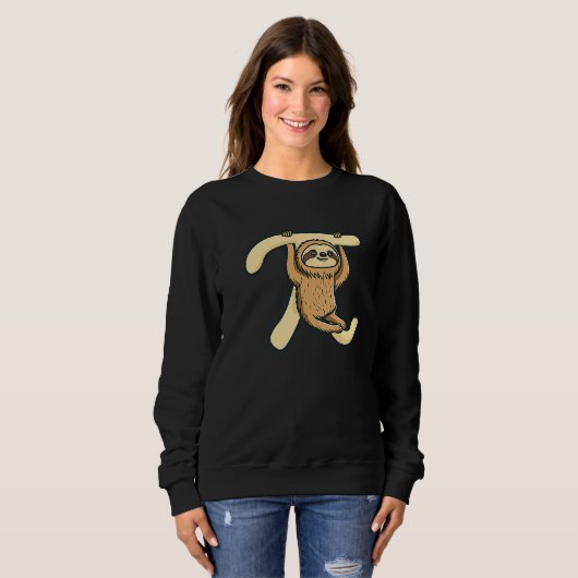 Sweatshirt Pi Sloth Symbol Pi Day (Devant entier)