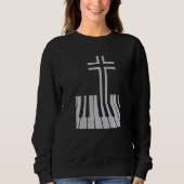 Sweatshirt Piano Cross   (Devant)