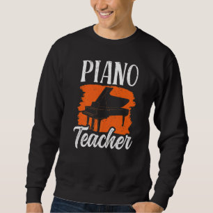 Sweatshirt Piano Enseignant Musique Joueur Musicien Premium