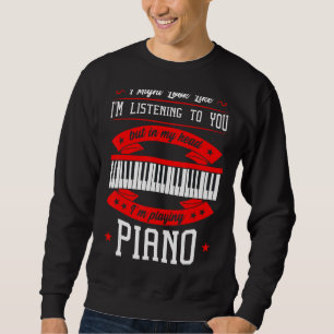 Sweatshirt Piano Instrument Musique Classique Orchestre de Pi