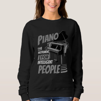 Sweatshirt Piano Pianiste Musique Clavier Musicien Citation G