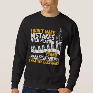 Sweatshirt Piano Player Pianiste Musicien Instrument de musiq