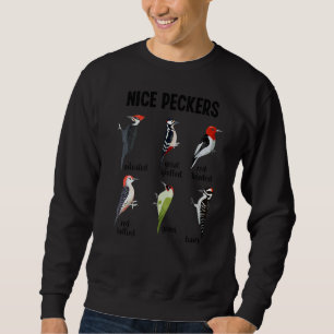 Sweatshirt Pic-de-bois Nice Peckers Observation d'oiseaux