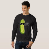 Sweatshirt Picker Lunettes de soleil Vegetable Big Dill Pour (Devant entier)