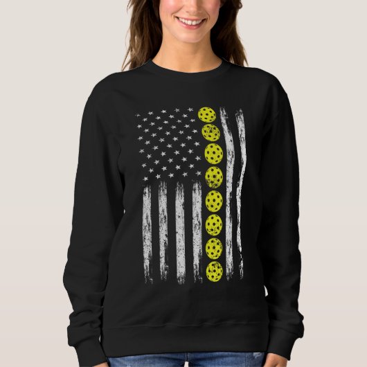 Sweatshirt Pickleball américain (Devant)
