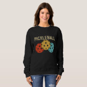 Sweatshirt Pickleball Ball Retro Vintage 70's 80's  16 (Devant entier)
