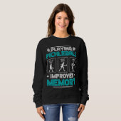 Sweatshirt Pickleball Improves (Devant entier)