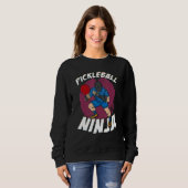 Sweatshirt Pickleball ninja Stealth Master Ninja (Devant entier)