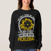 Sweatshirt Pickleball Player (Devant)