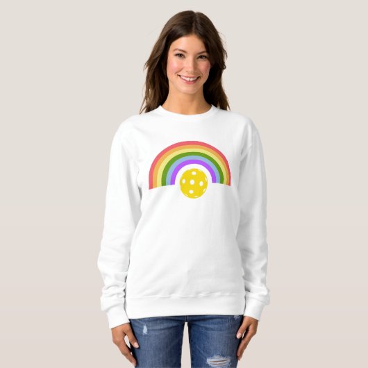 Sweatshirt Pickleball Rainbow (Devant entier)