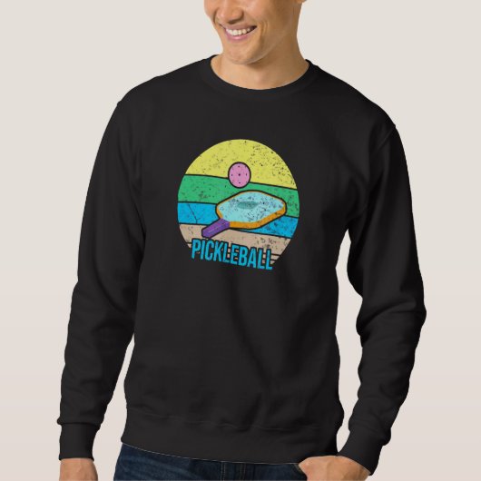 Sweatshirt Pickleball Retro Vintage 1 (Devant)