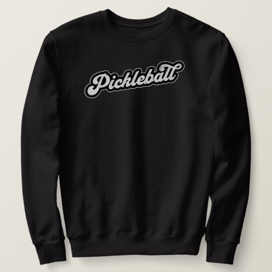Sweatshirt Pickleball Vintage Retro (Design devant)