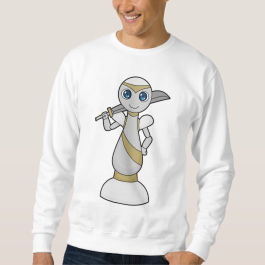 Sweatshirt Pièce d'échecs Épée de Paon Échecs (Devant)